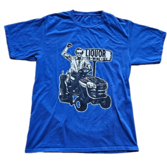 Other - George Jones Lawnmower Liquor Store Graphic Country Music T Shirt L